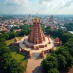 Kumbakonam Temple Aerial View