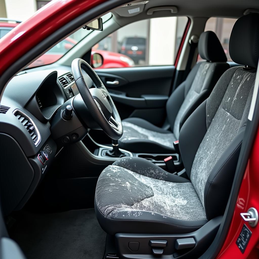 Interior Cleaning of a Maruti Car in Ferozepur