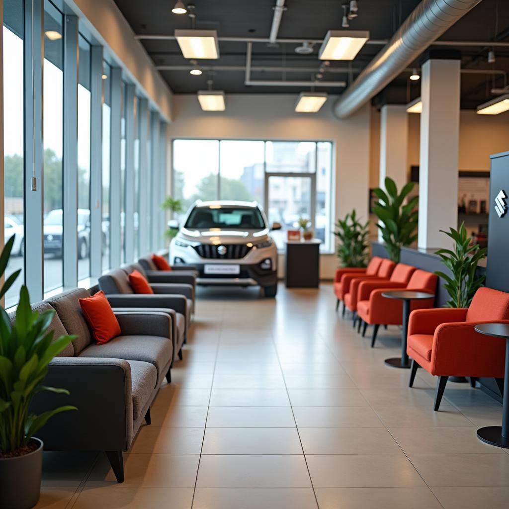 Maruti Suzuki Service Center Waiting Area