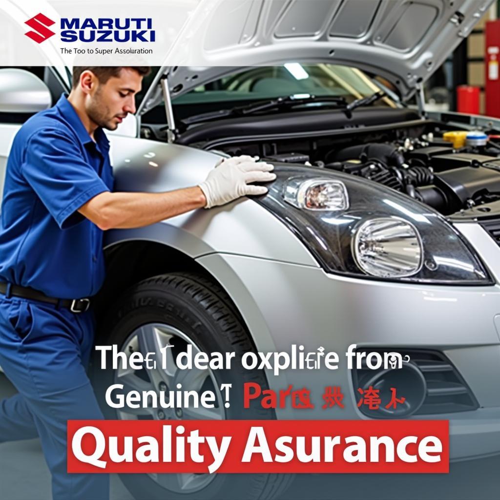 Maruti Suzuki Service Centre Genuine Parts