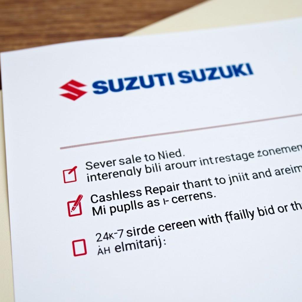 Maruti Suzuki Insurance Policy Document