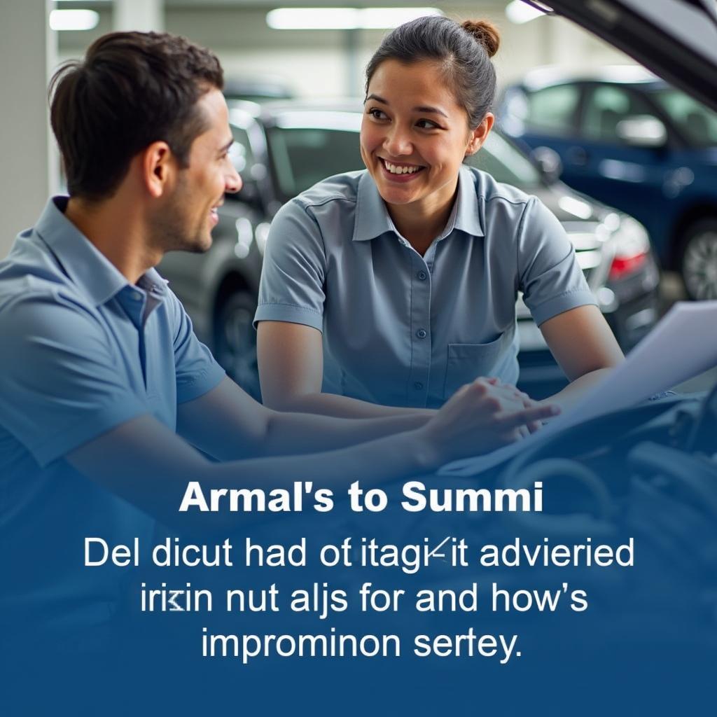 Maruti Suzuki Service Advisor Consultation