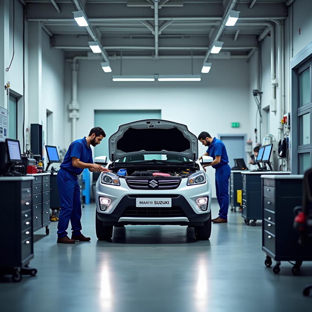 Modern Maruti Suzuki Service Center