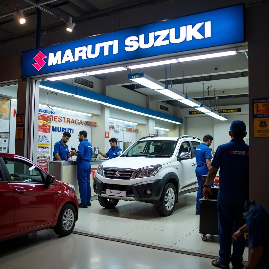 Maruti Suzuki Service Center Interior