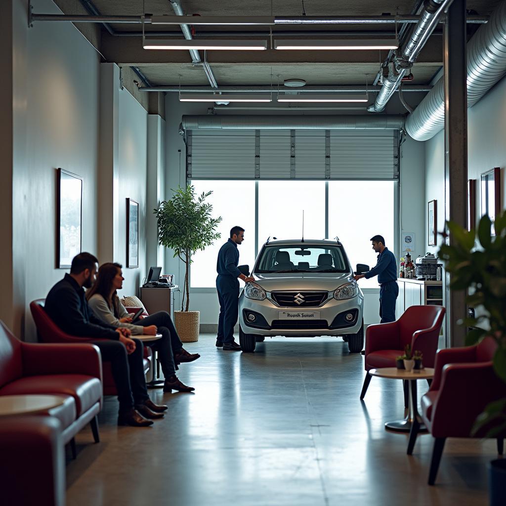 Modern Maruti Suzuki Service Centre on OMR