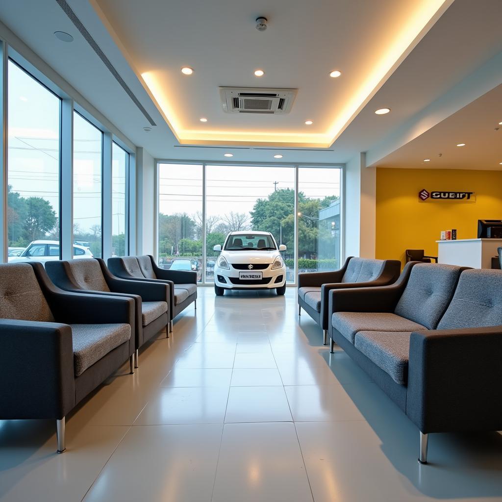 Comfortable Waiting Area in Service Centre