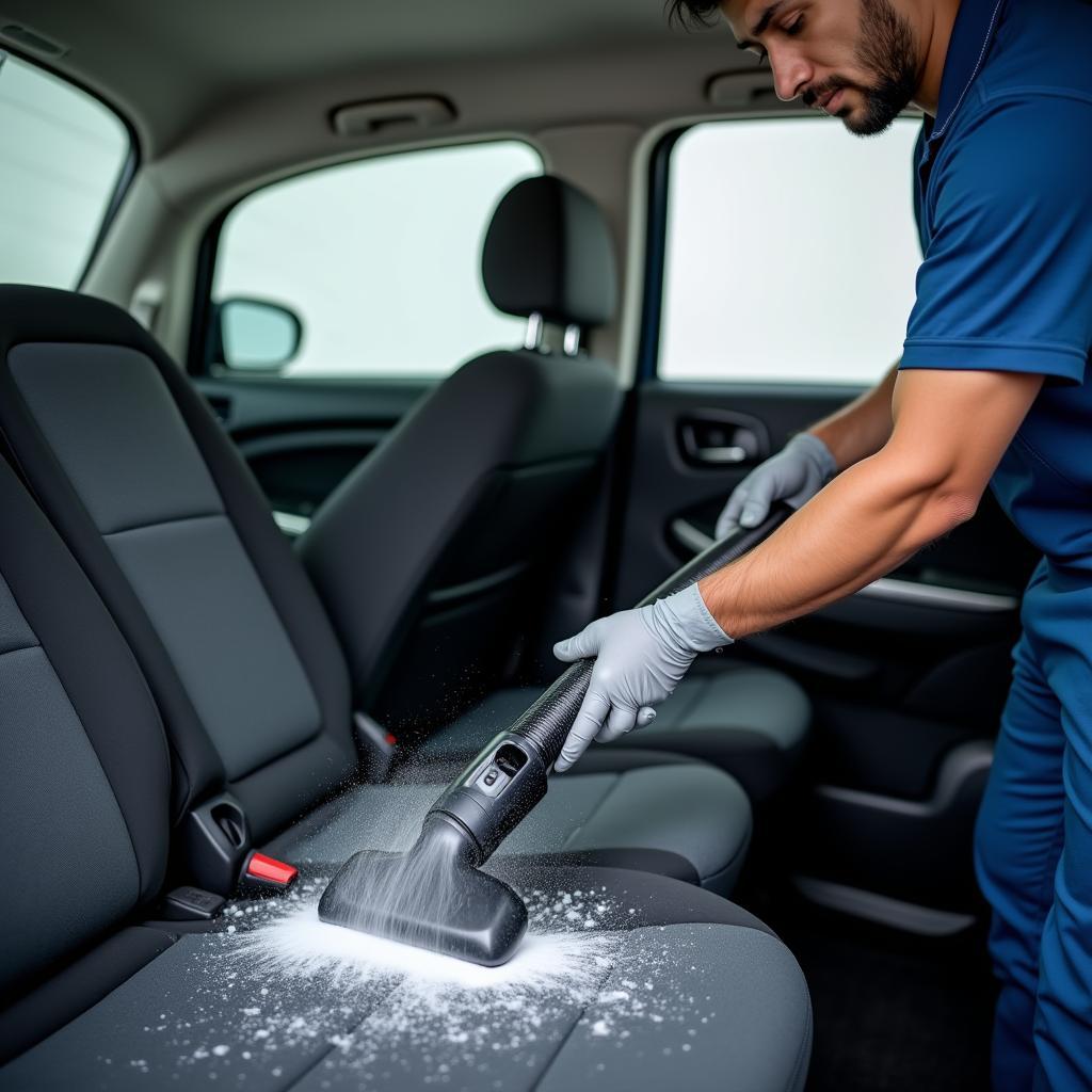 Maruti Suzuki Wagon R interior cleaning