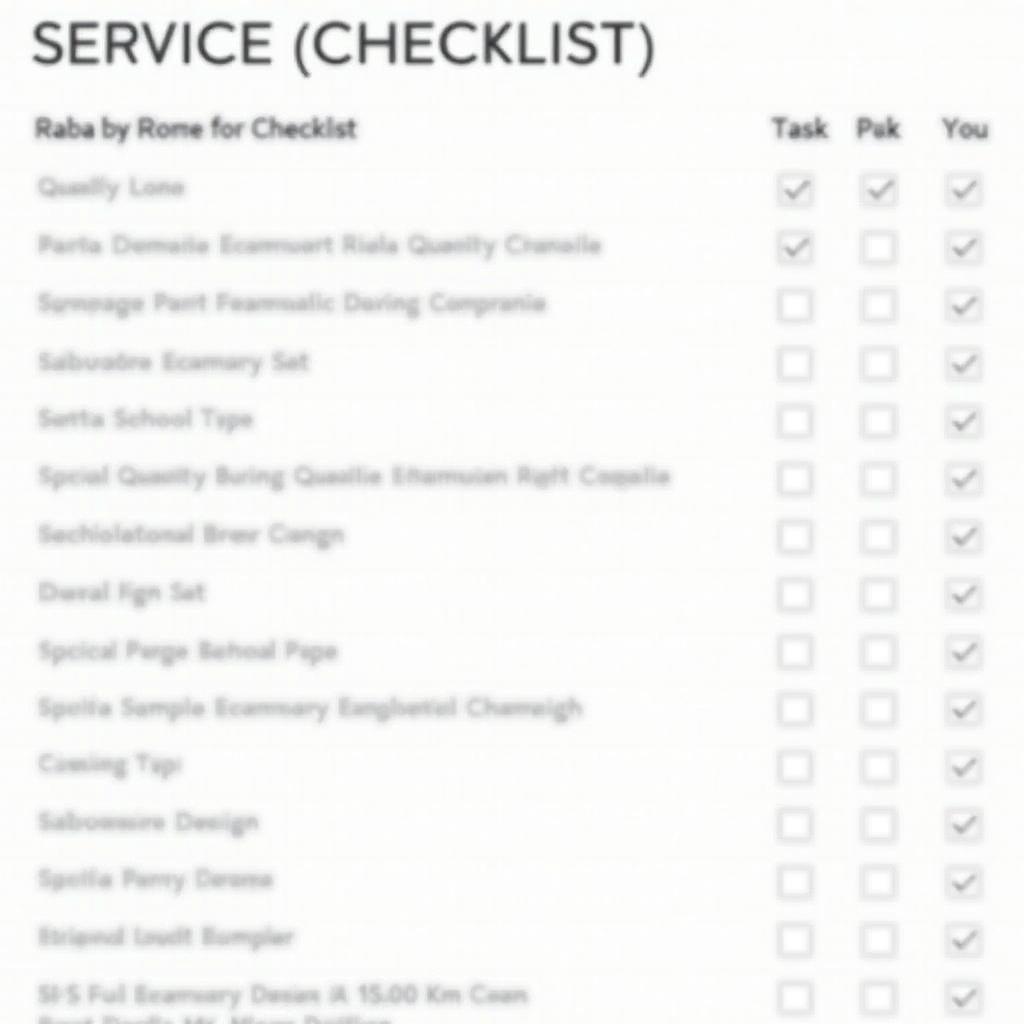 Maruti Suzuki Wagon R service checklist