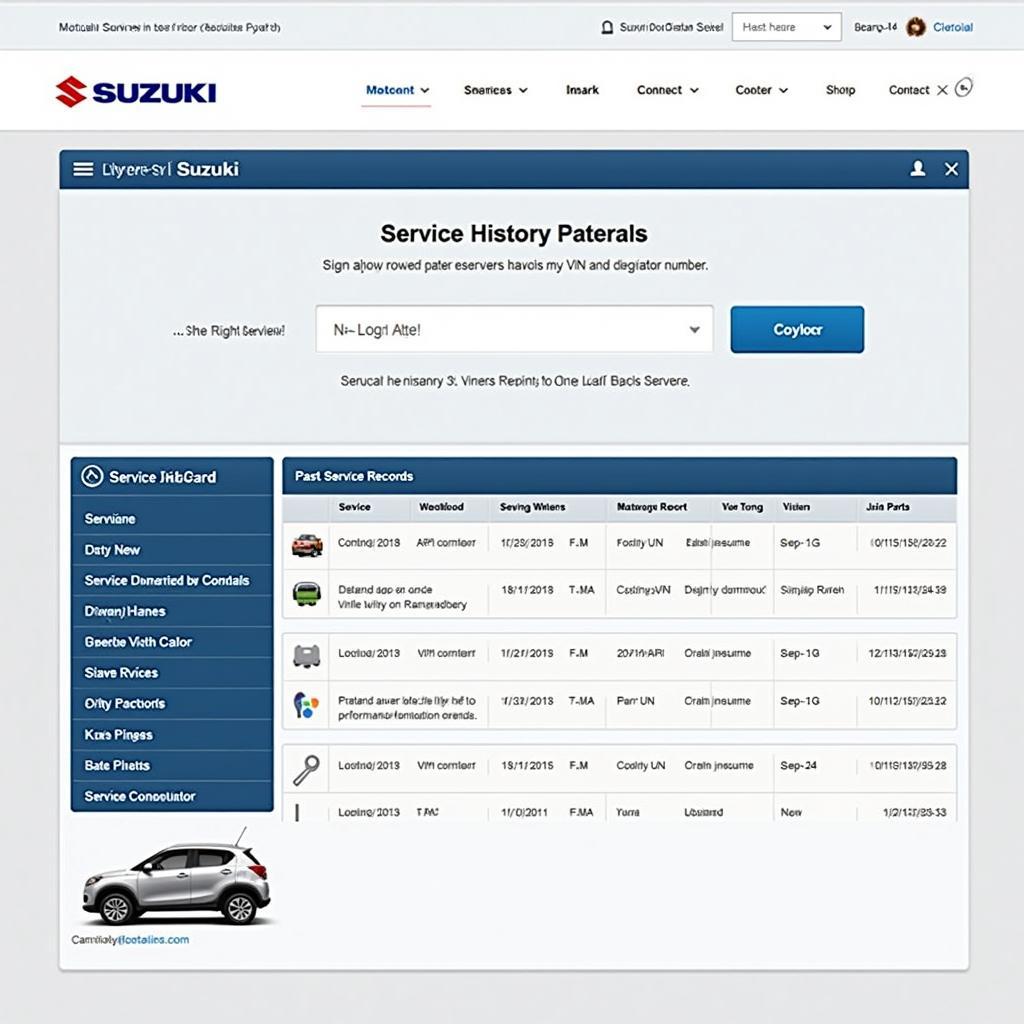 Checking Maruti Suzuki Service History Online