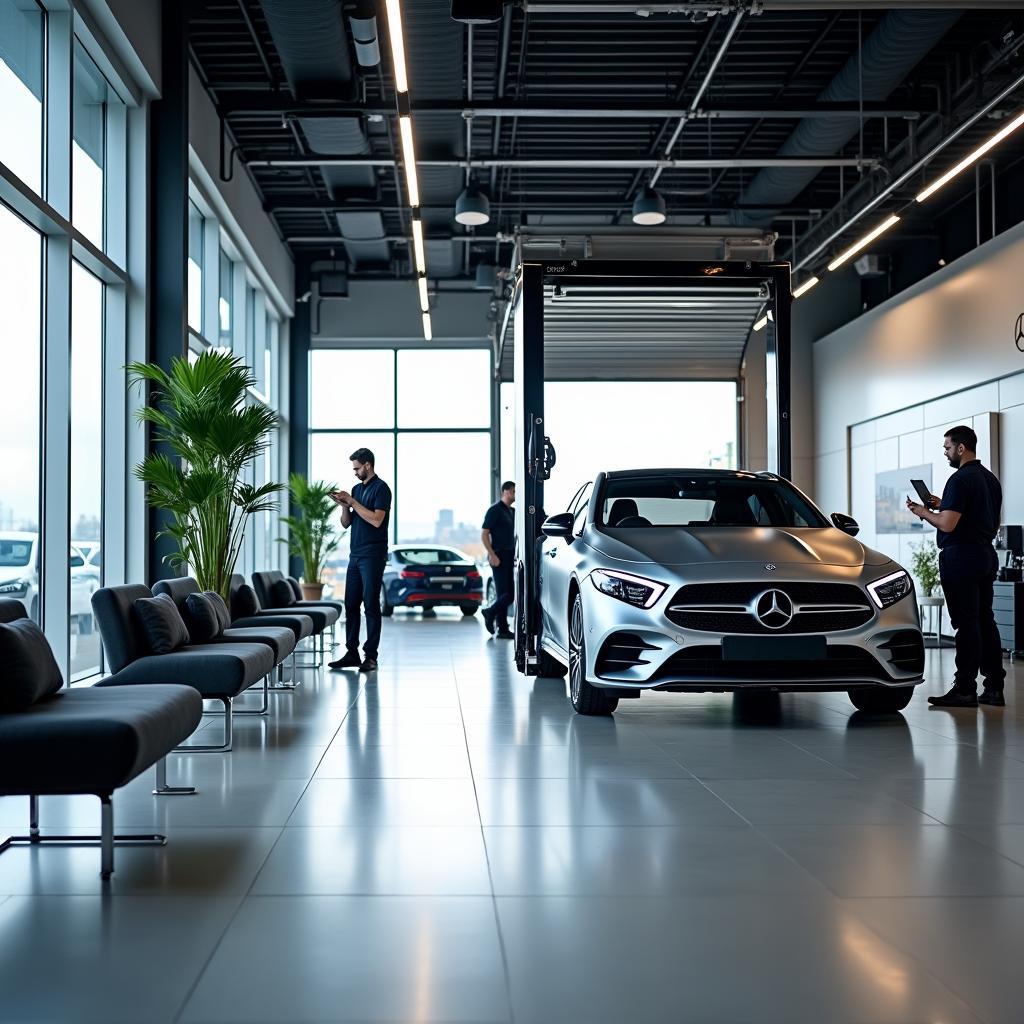 Modern Mercedes-Benz Service Center in Artarmon