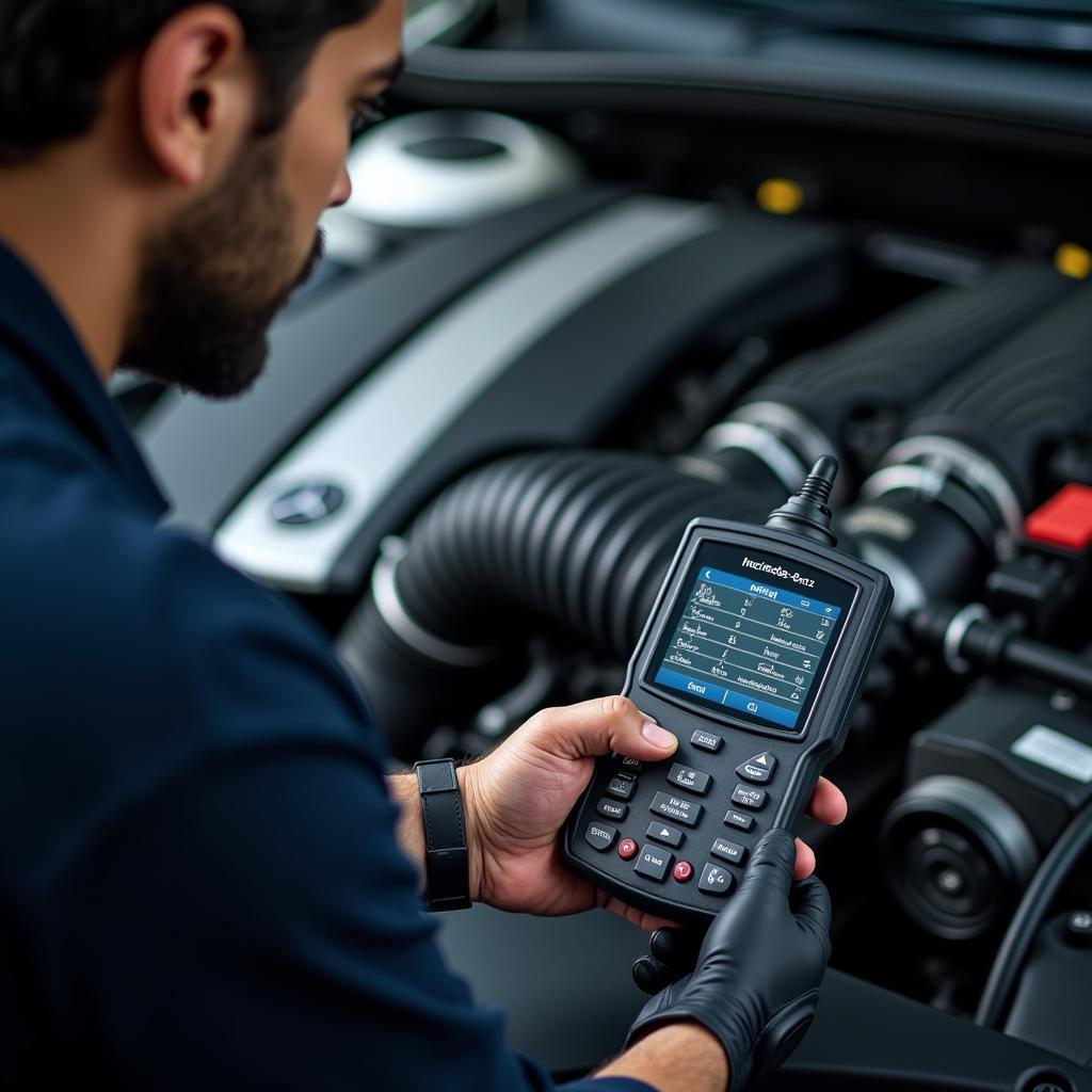 Mercedes-Benz Engine Diagnostics in Coimbatore