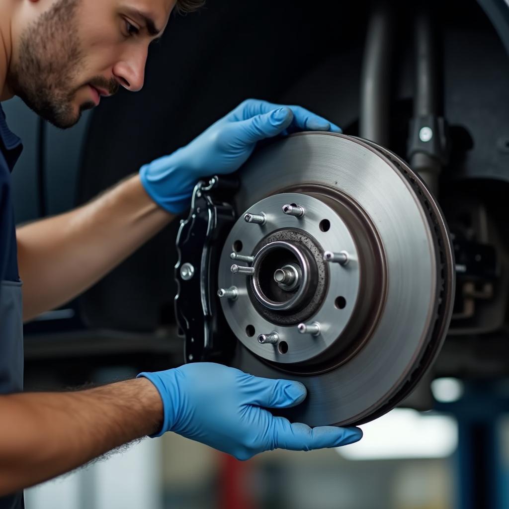 Mercedes Service B Brake Inspection