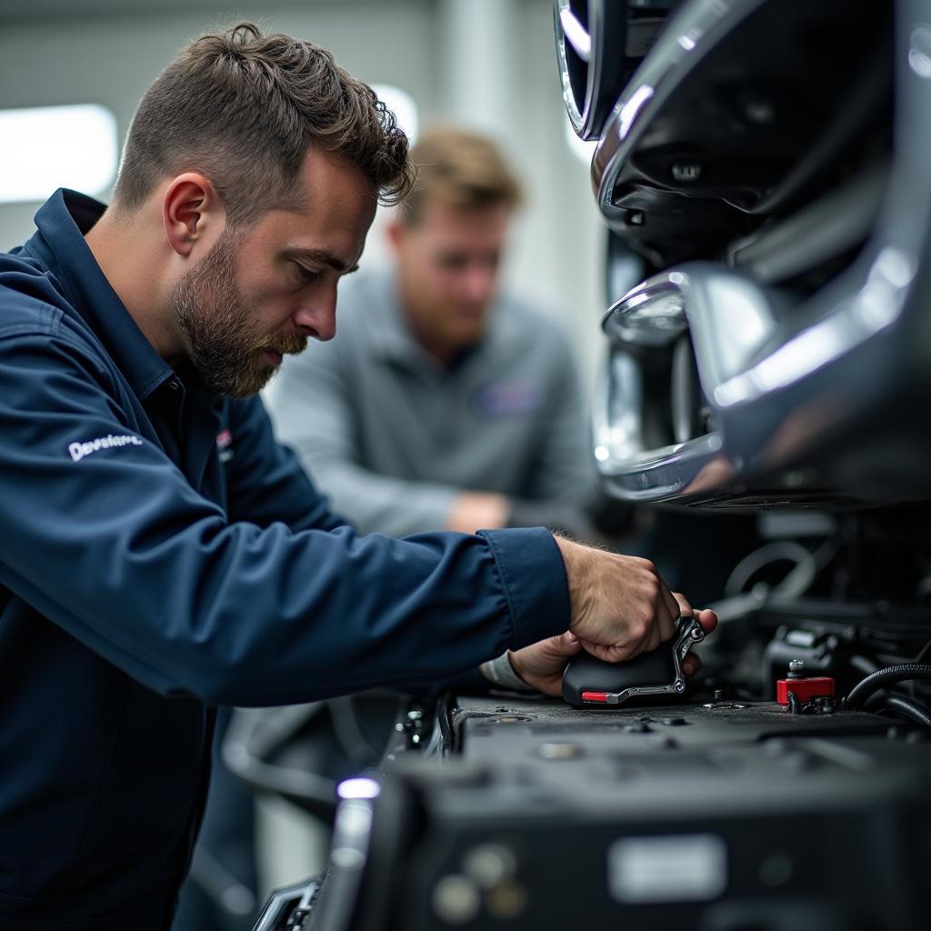 Skilled Mercedes Technician in Chorley