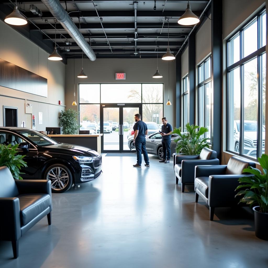 Modern car service center in Hertford