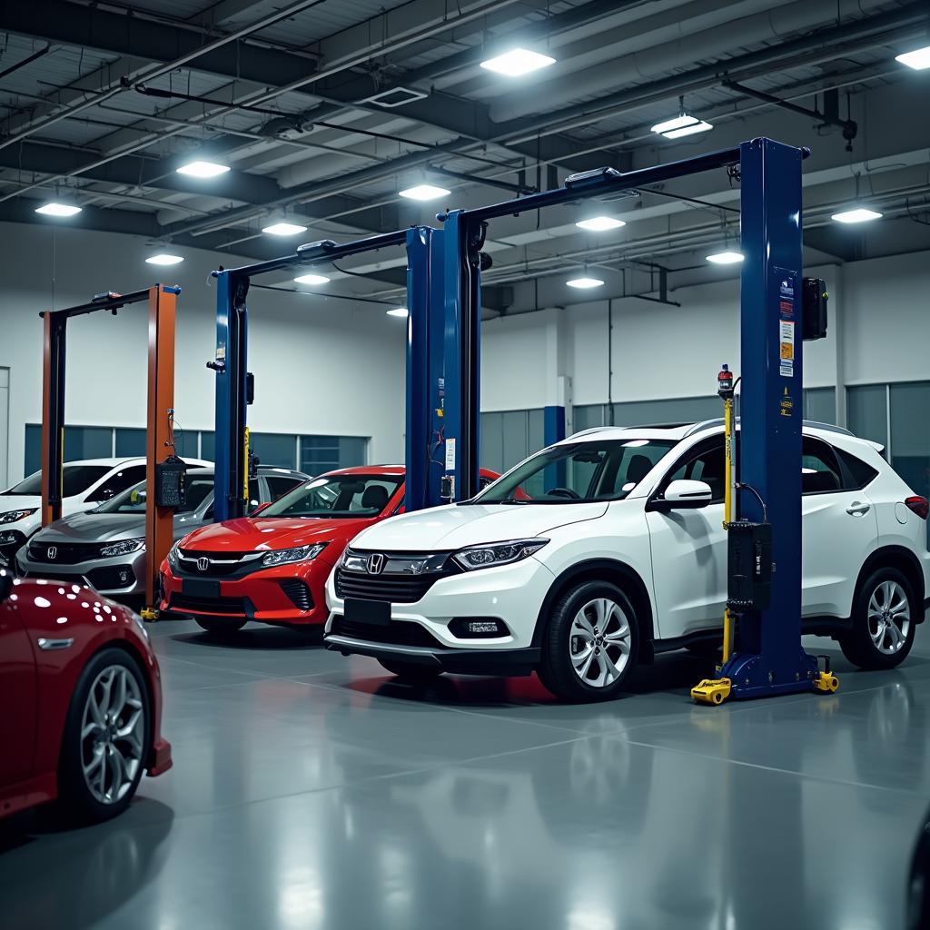 Modern Car Service Center in Mahendargah with Advanced Equipment