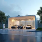 Modern Car Wash Service Station Design