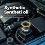 Modern Engine with Synthetic Oil