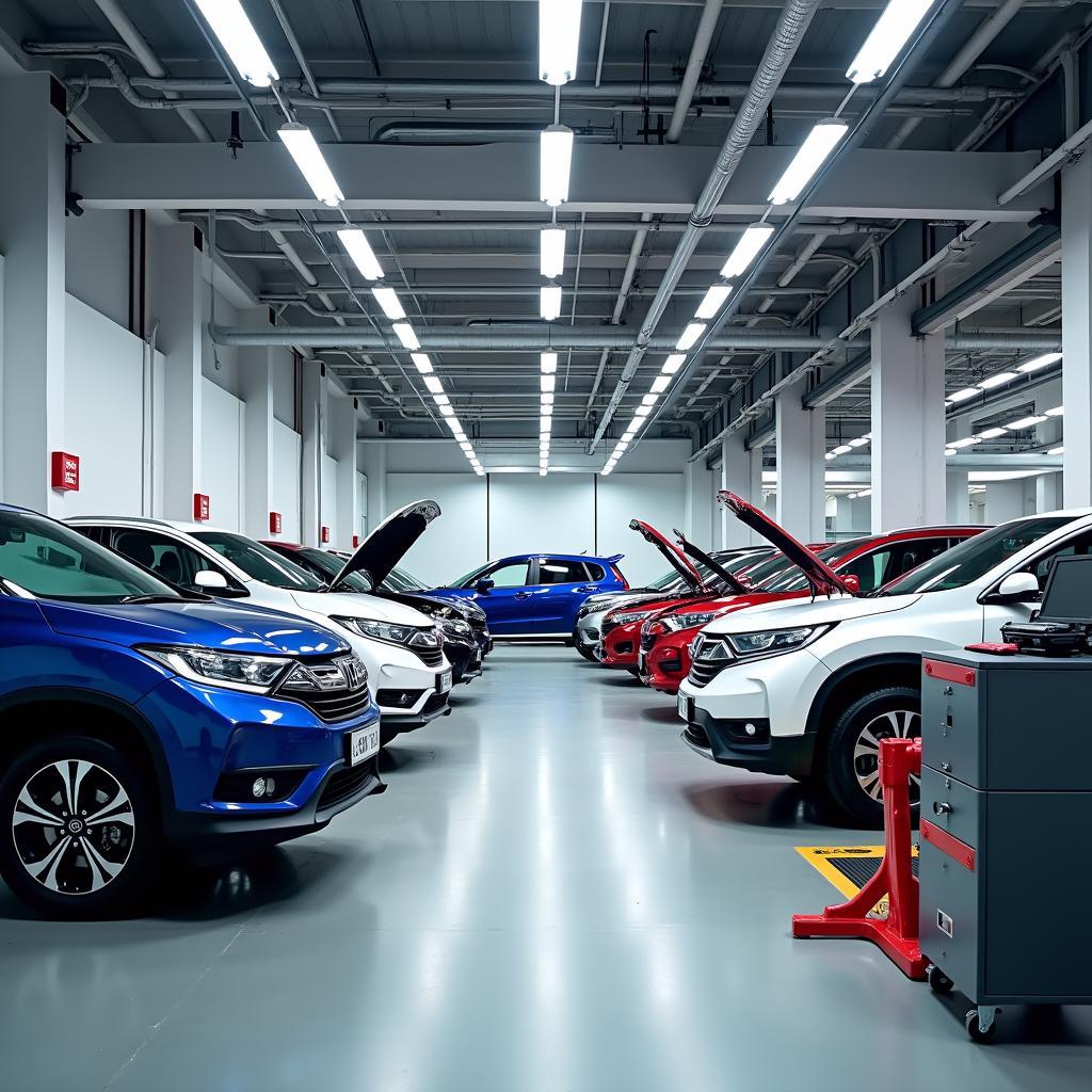 Modern Honda Service Center in Hyderabad