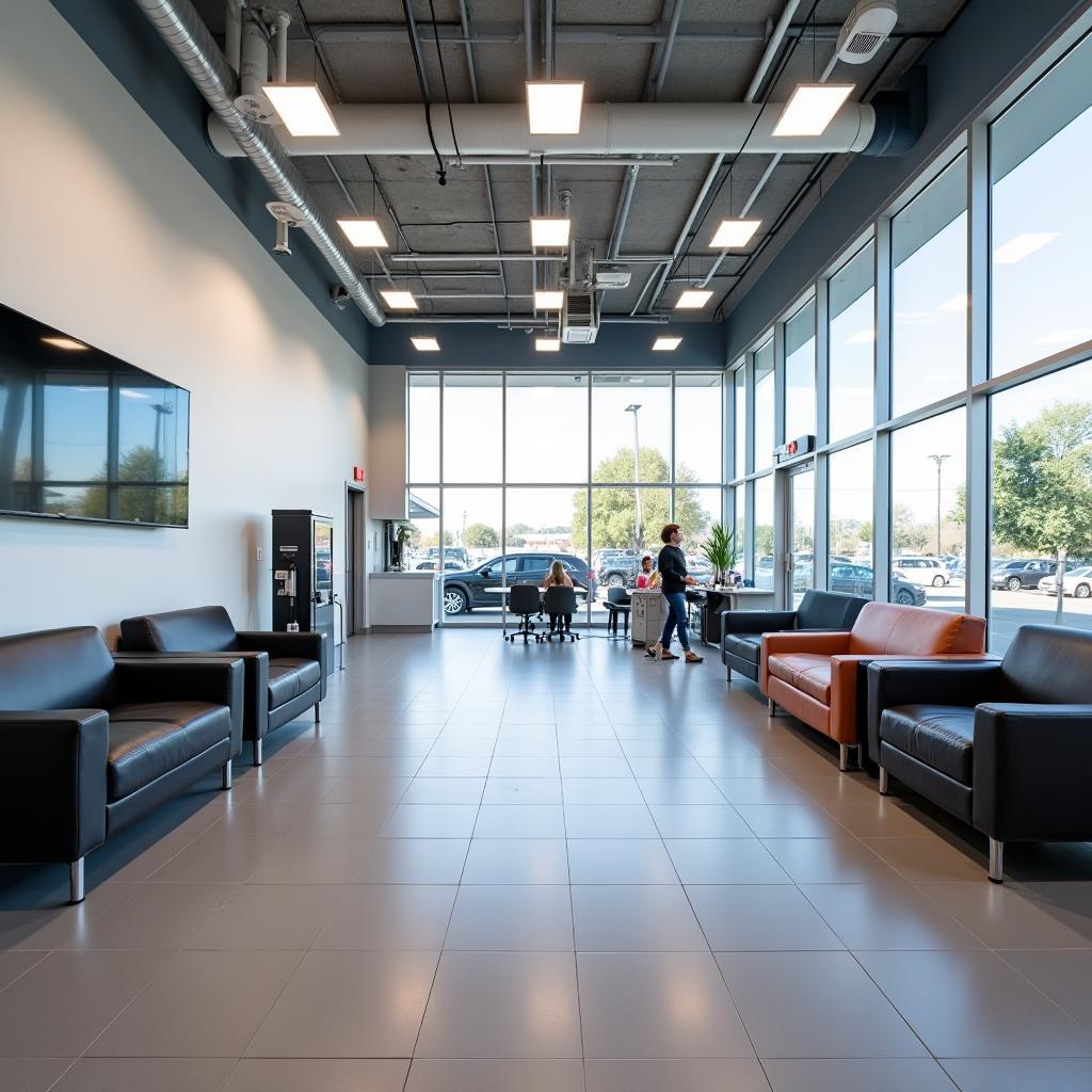 Modern Honda Service Centre Waiting Area