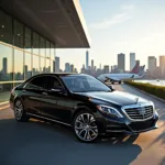 Luxury sedan car service from Newark Airport to Manhattan