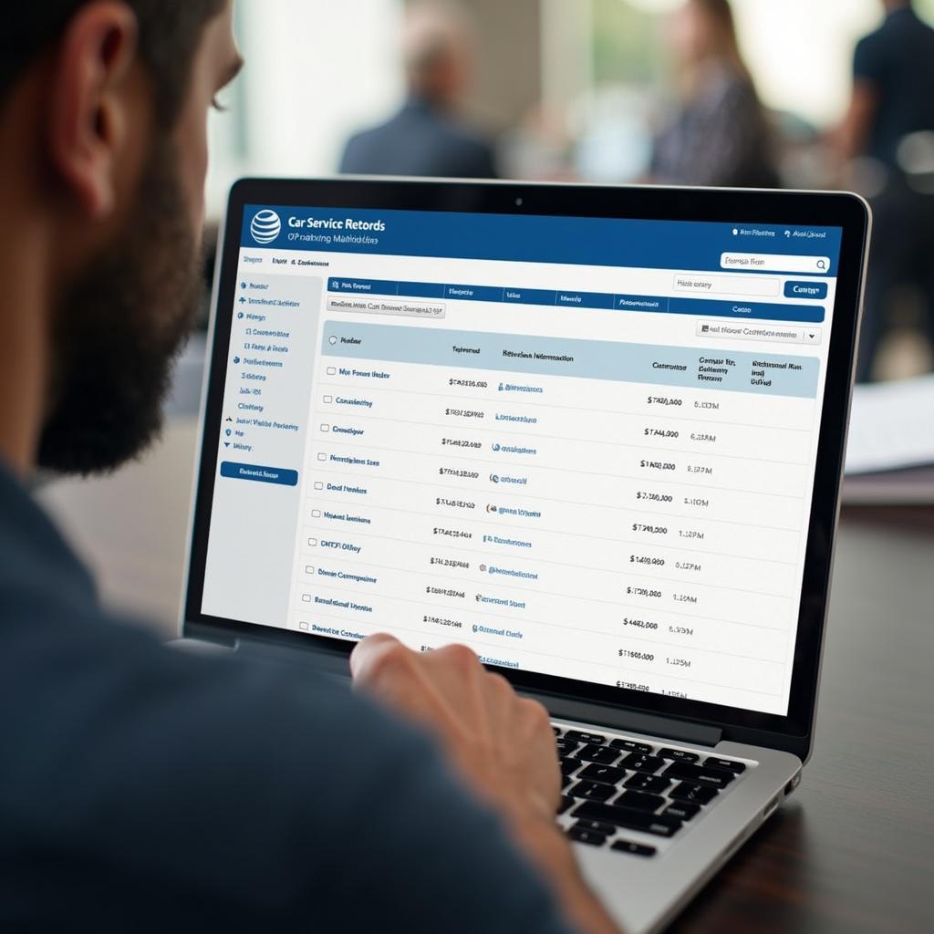 Accessing Car Service Records Online