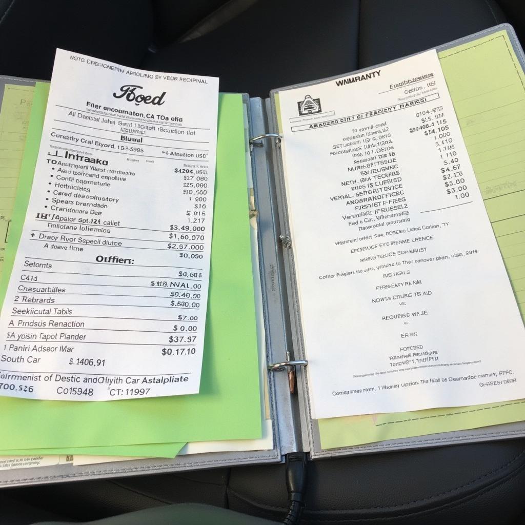 Maintaining Organized Car Service Records