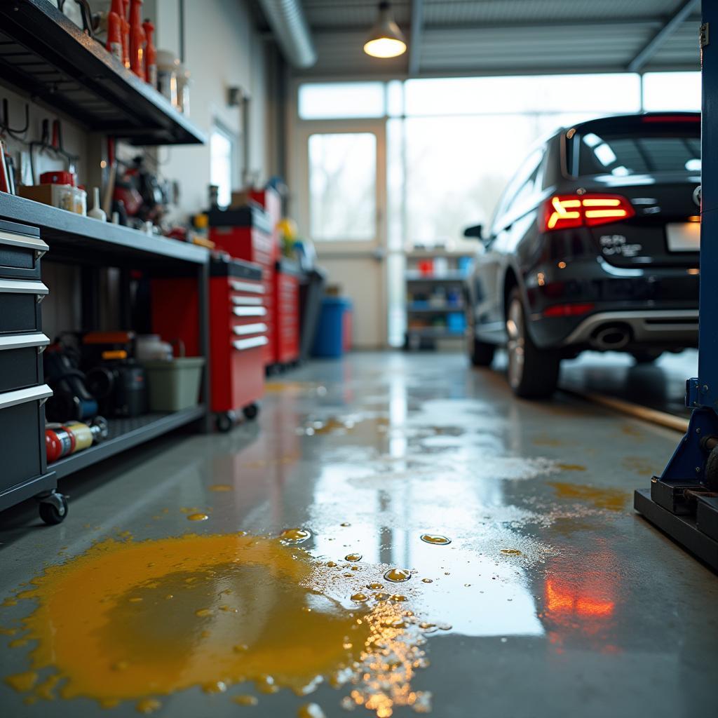 Physical Hazards at a Car Service Station