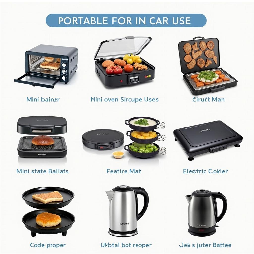 Portable In-Car Cooking Devices