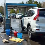 Car pre-wash preparation