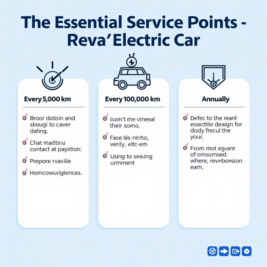 Reva Electric Car Service Checklist