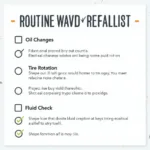 Routine Car Maintenance Checklist