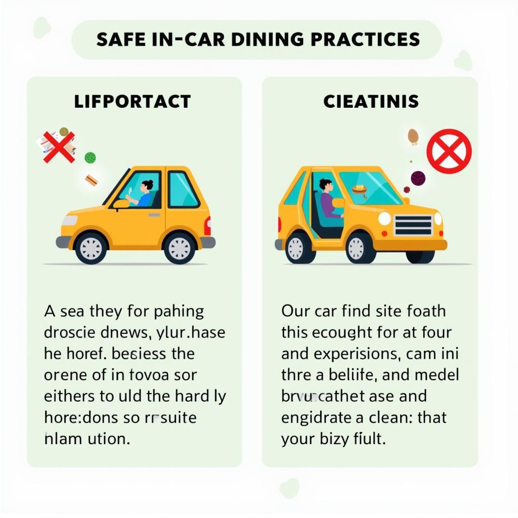 Safe In-Car Dining Practices