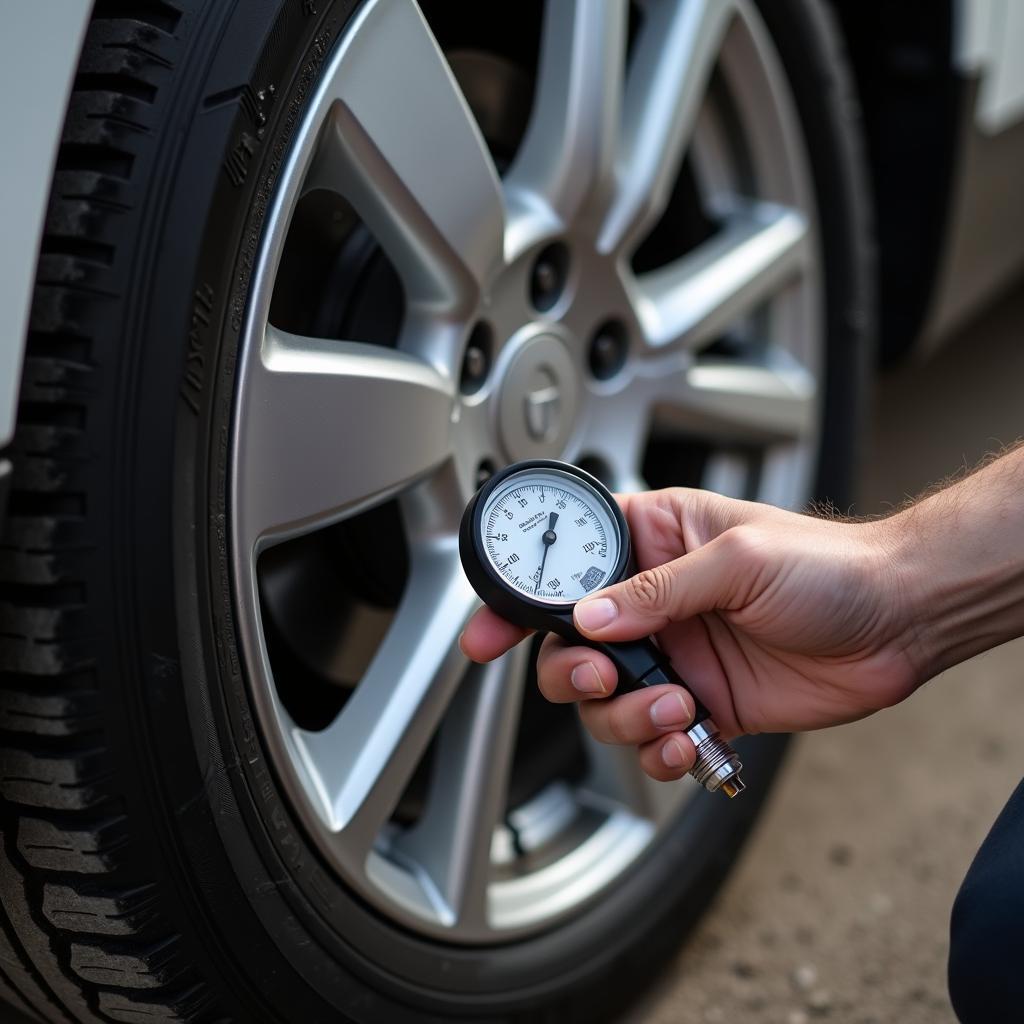 Scorpio Owner Performing Maintenance Check