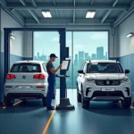 Modern Garage in Chandigarh with Advanced Diagnostic Equipment