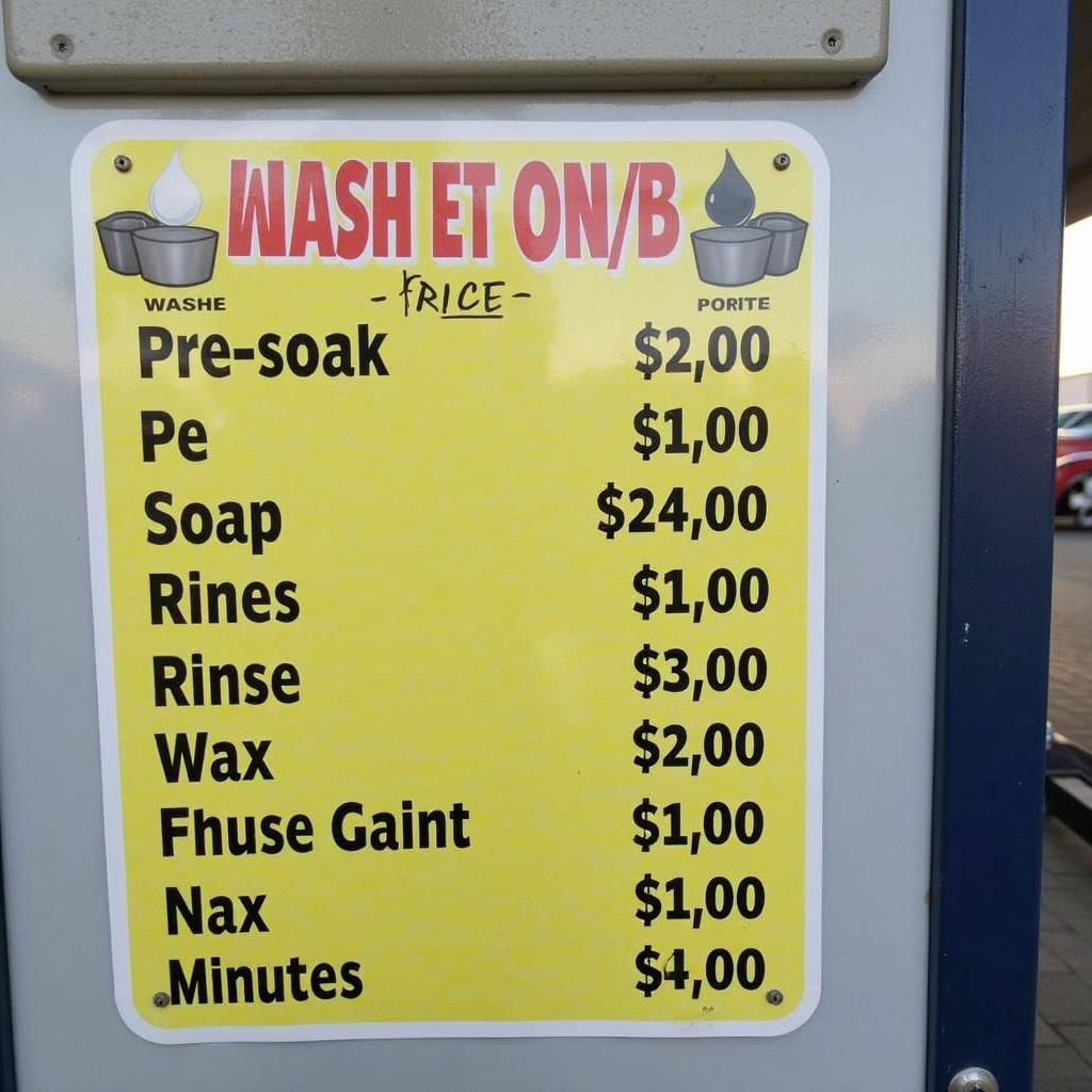 Self-Service Car Wash Cost Comparison