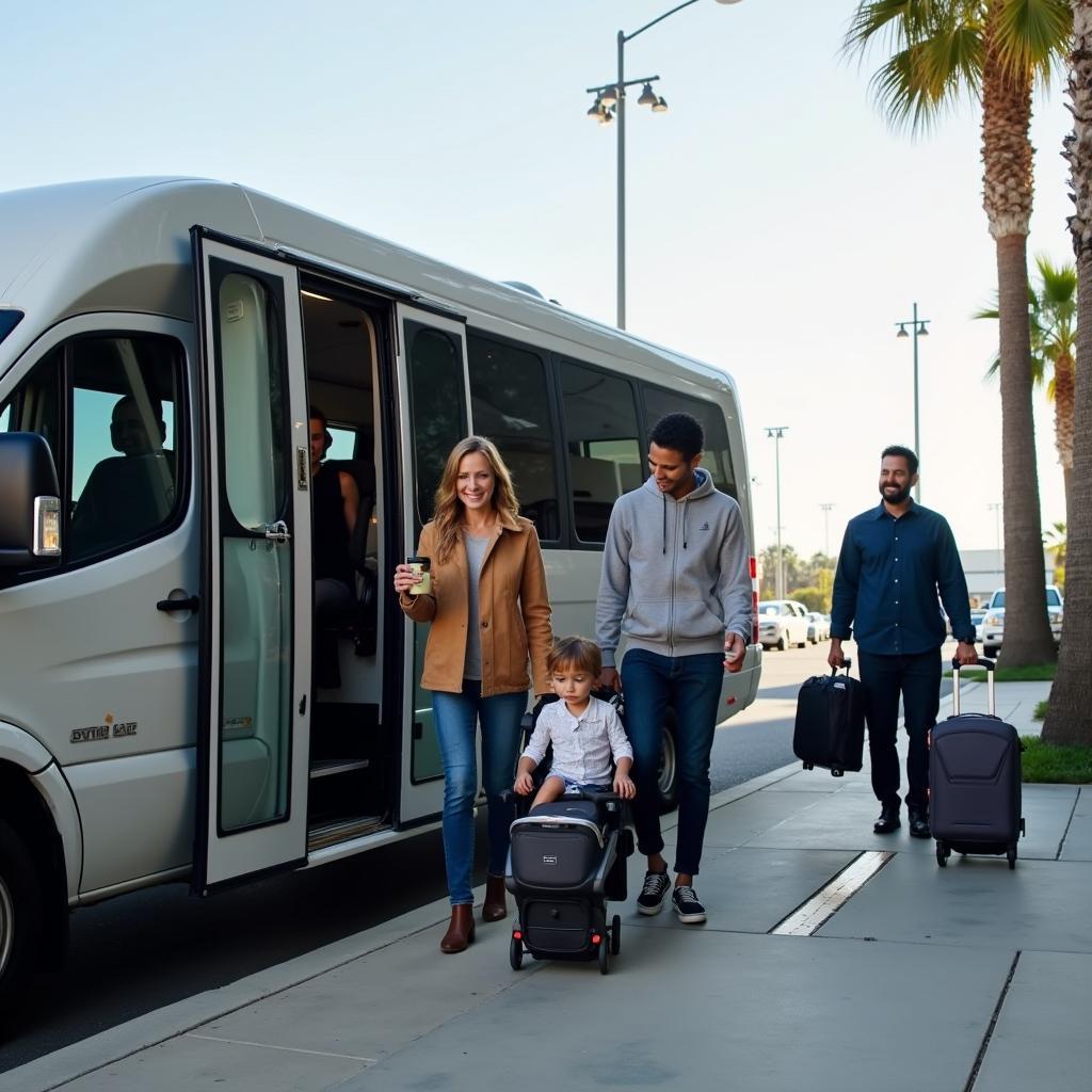 Shared Shuttle at LAX Airport