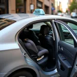 Silver Service Taxi in Melbourne with a Car Seat