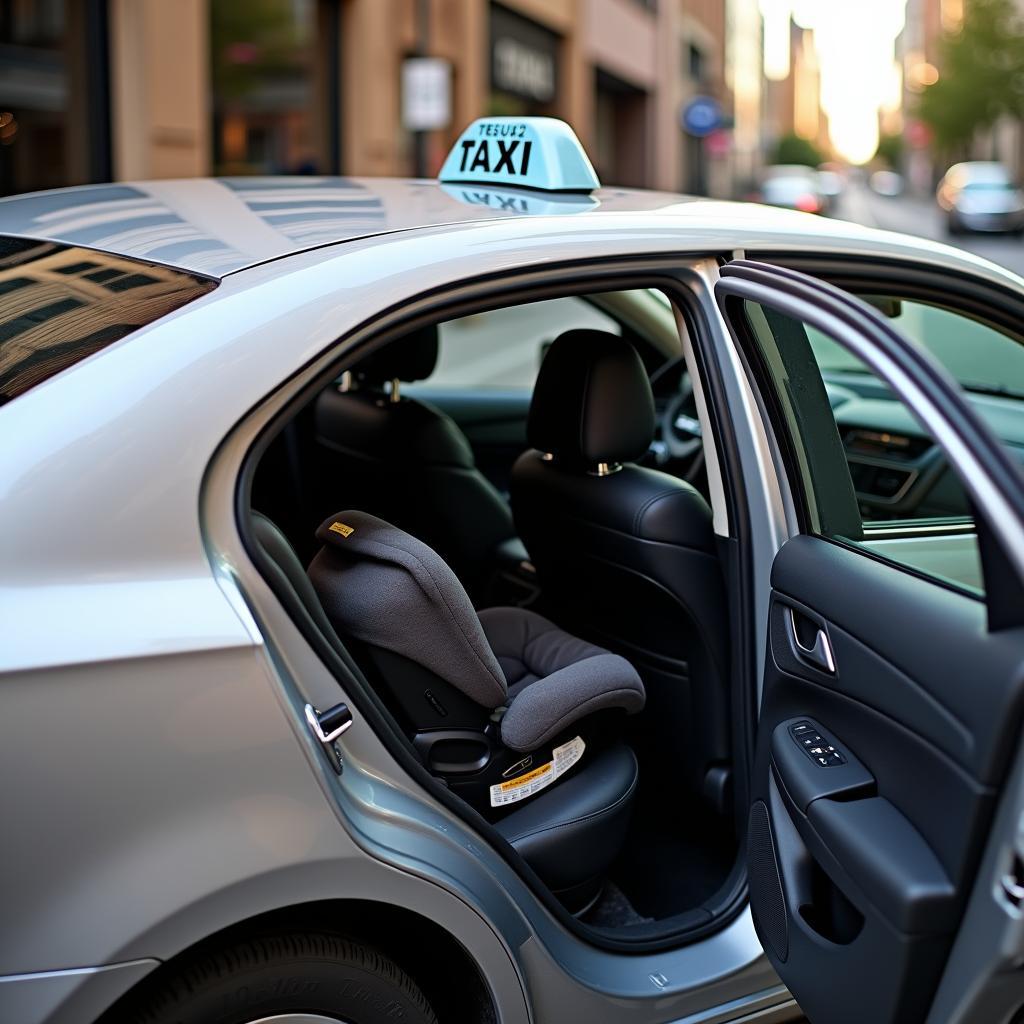 Silver Service Taxi in Melbourne with a Car Seat