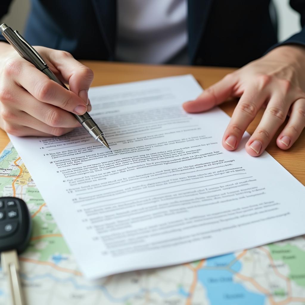 Reviewing a Solan Car Rental Agreement