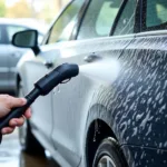 Eco-Friendly Steam Car Wash Cleaning