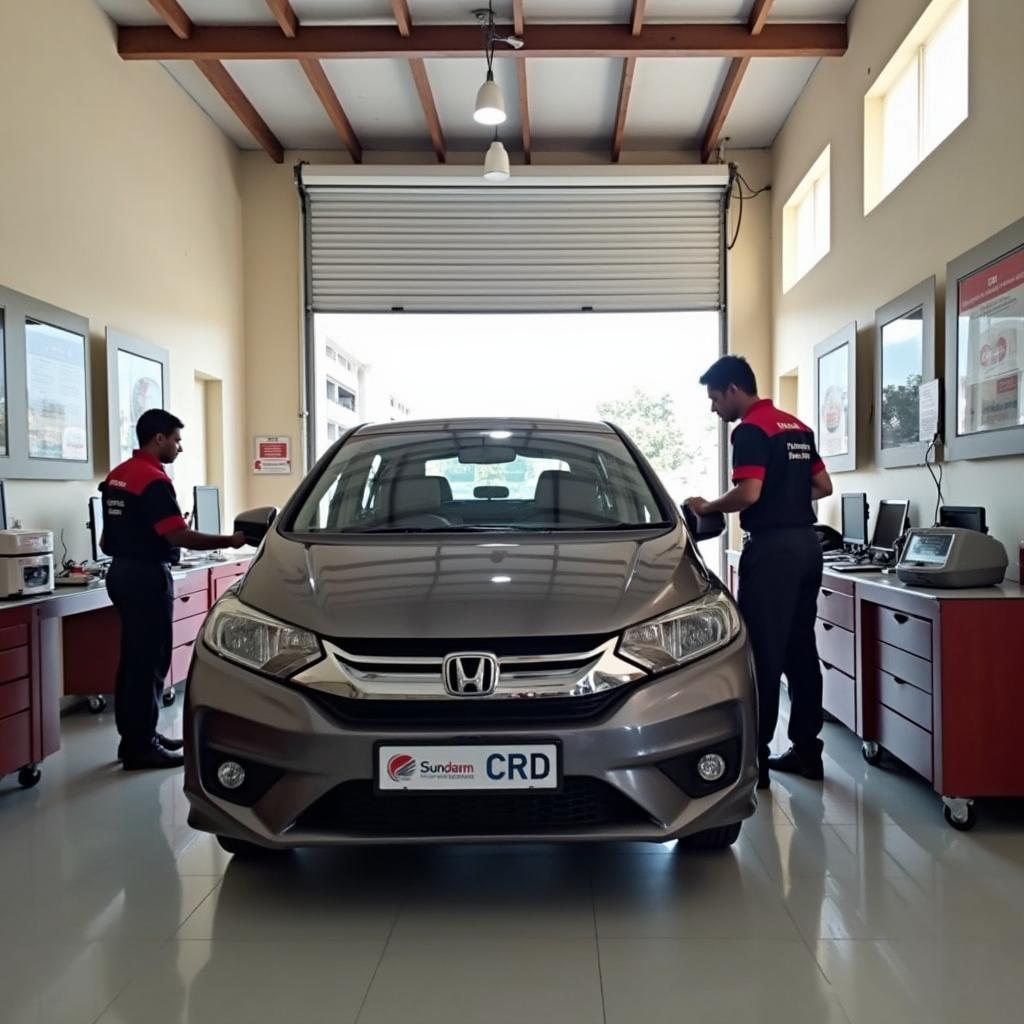 Sundaram Honda Madurai Service Bay