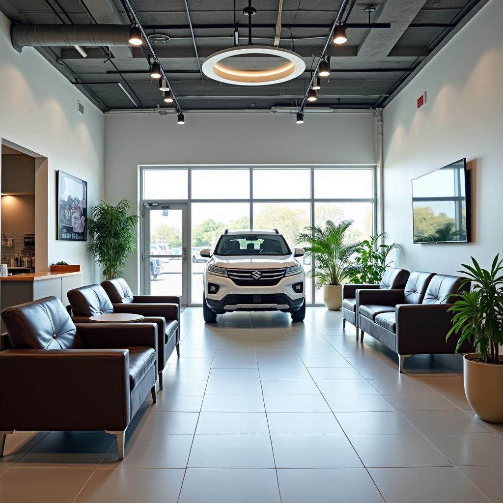 Comfortable Waiting Area in a Suzuki Service Center