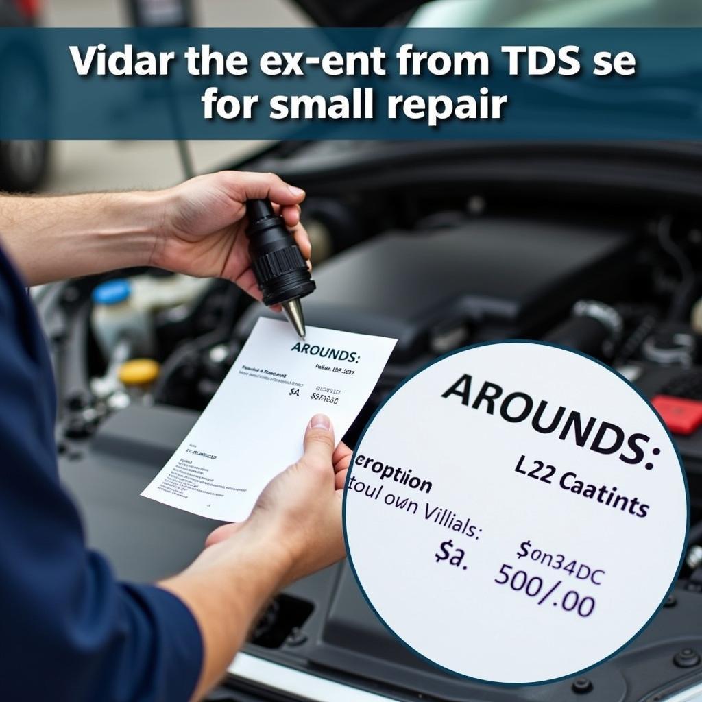 TDS Applicability for Minor Car Repairs