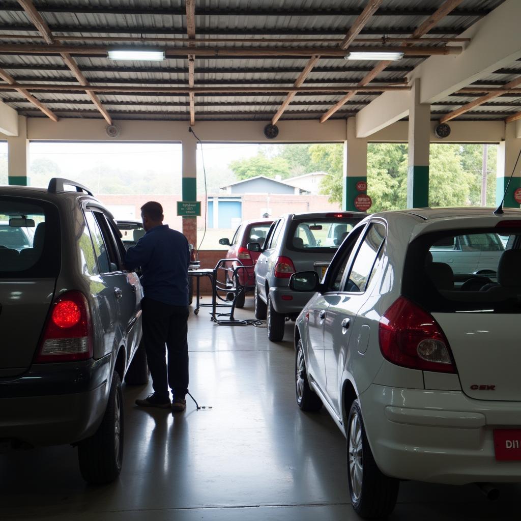 Modern car service center in Thiruvalla