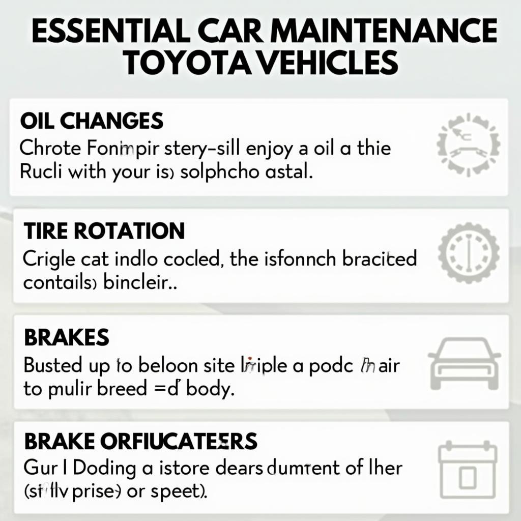 Toyota Car Maintenance