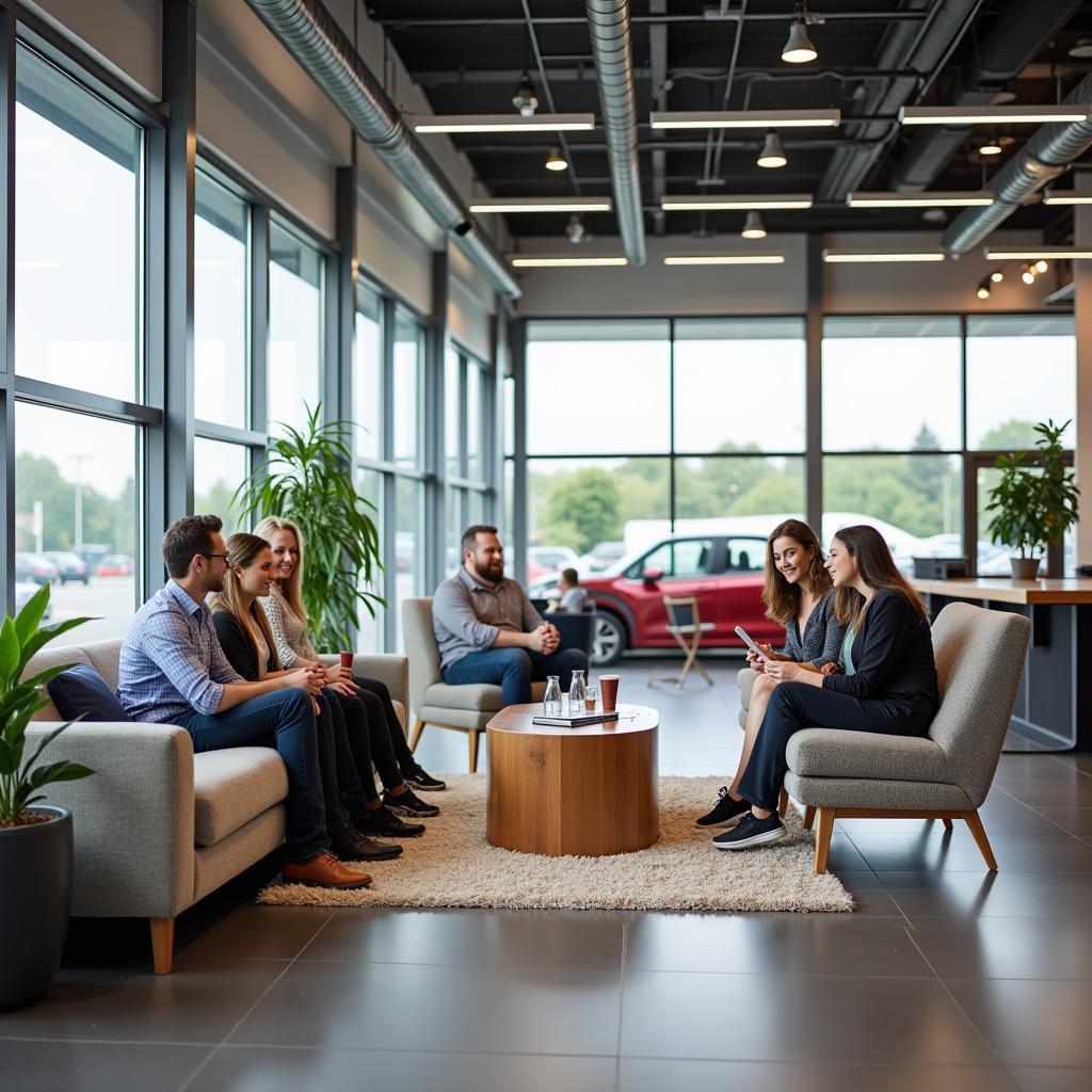 Toyota Etios Customer Waiting Area