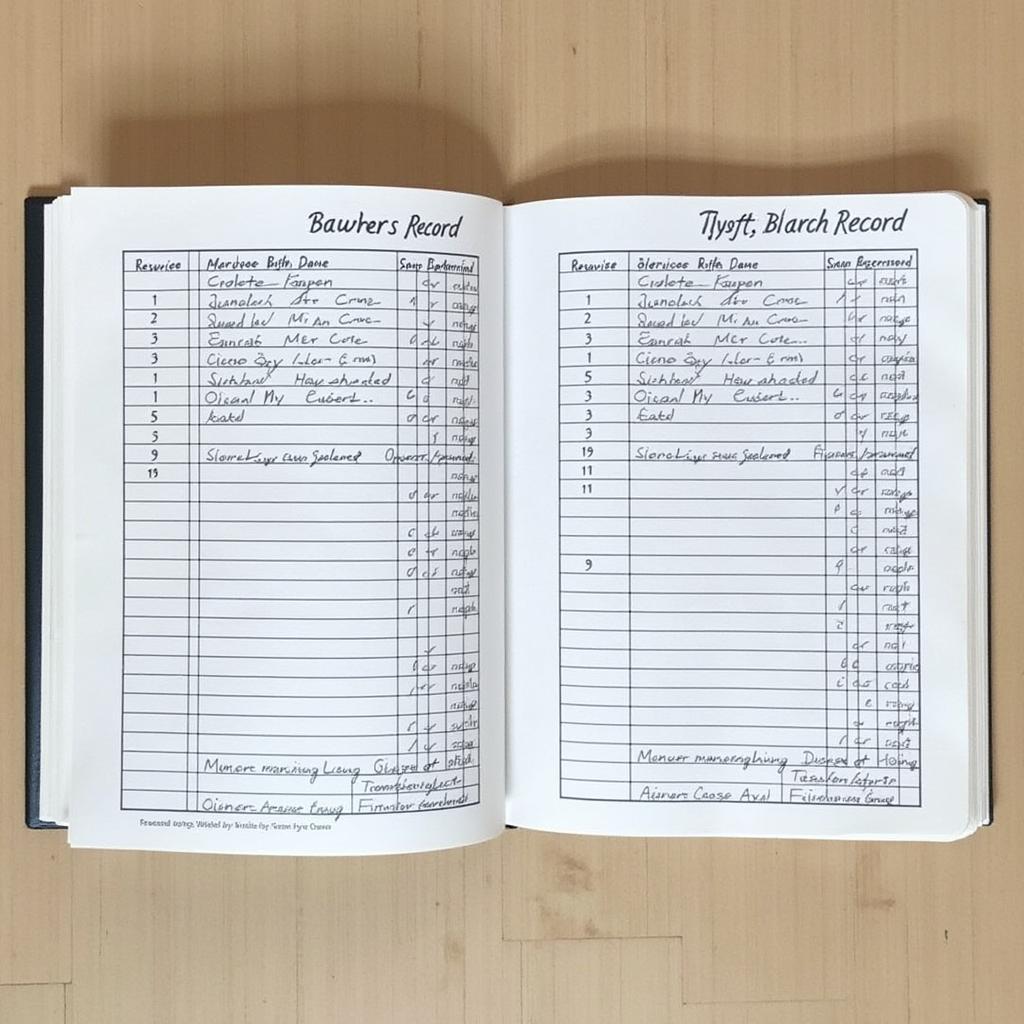 Toyota Owner's Manual Service Record