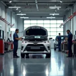 Modern Toyota Service Centre in Chennai