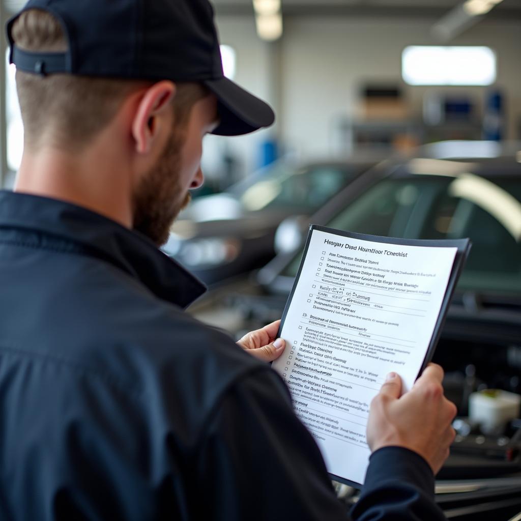 Toyota Service Checklist