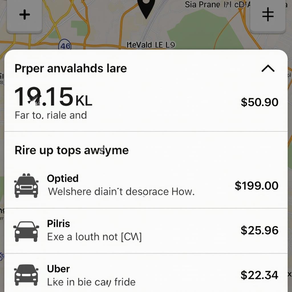 Uber App Interface